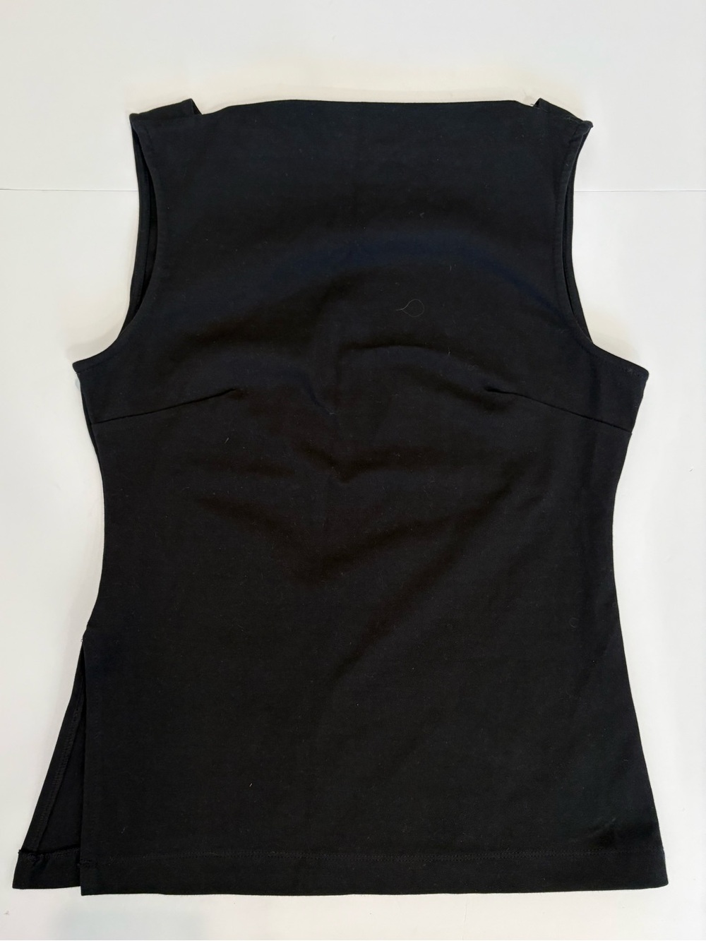 Anthropologie Black Top Straight Neckline Medium
